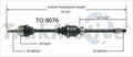 TRAKMOTIVE auto part detail