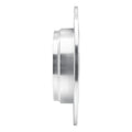 R1 Concepts Brake Rotor Drilled and Slotted Silver Fits Acura TL