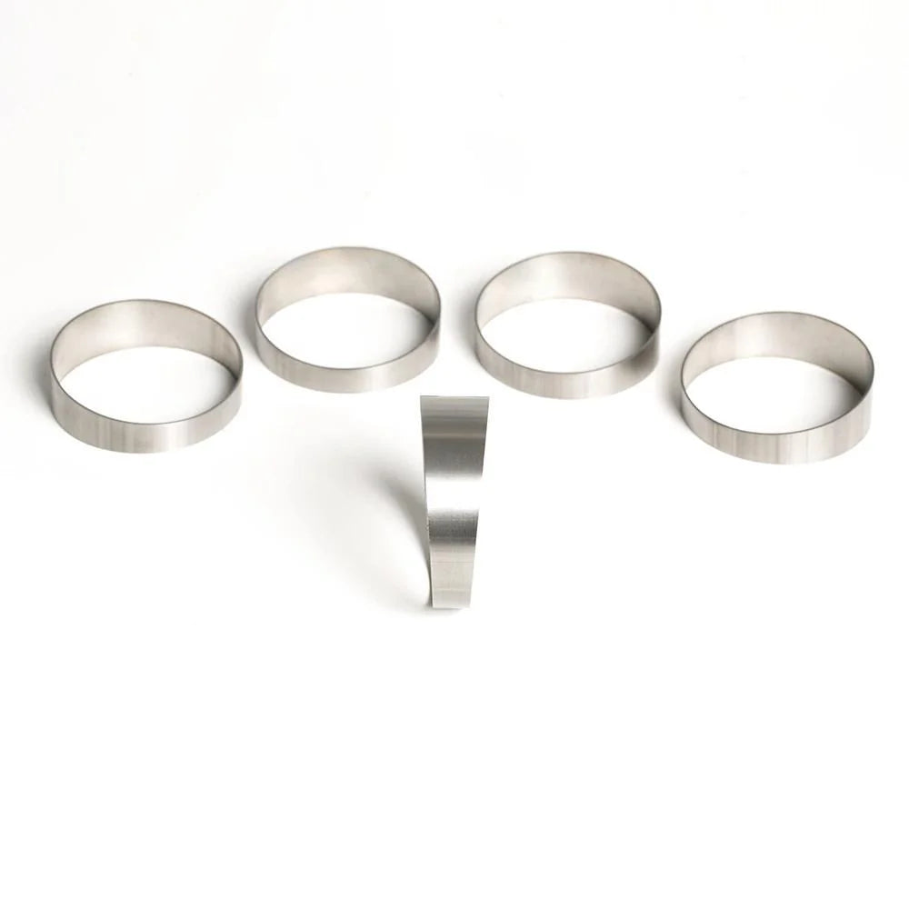 Ticon Industries 3.5in 45 Degree 1D CLR 1mm/.039in Wall Titanium Pie Cuts - 5pk