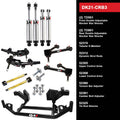 HOLLEY 4150/4160 SERIES BILLET ALUMINUM THROTTLE CABLE BRACKET W/RETURN SPRINGS LOKAR CABLES