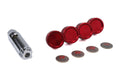 Project Kics Leggdura Racing Number Plate Lock Bolt Set - Red