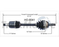 NEW CV AXLE