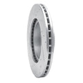 R1 Concepts Brake Rotor Drilled and Slotted Silver Fits Chevrolet Prizm