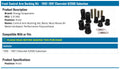 Energy Suspension Chevy 4Wd P/U Front Control Arm - Black