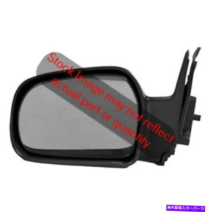 LH DOOR MIRROR MAN NONHTD SMOOTH BLK NONFLDG TRACKER 9904; VITARA 9905