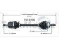 NEW CV AXLE