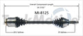 NEW CV AXLE
