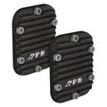 Heavy Duty Aluminum 6-Bolt PTO Side Plate Covers (Pair) - GM - Black