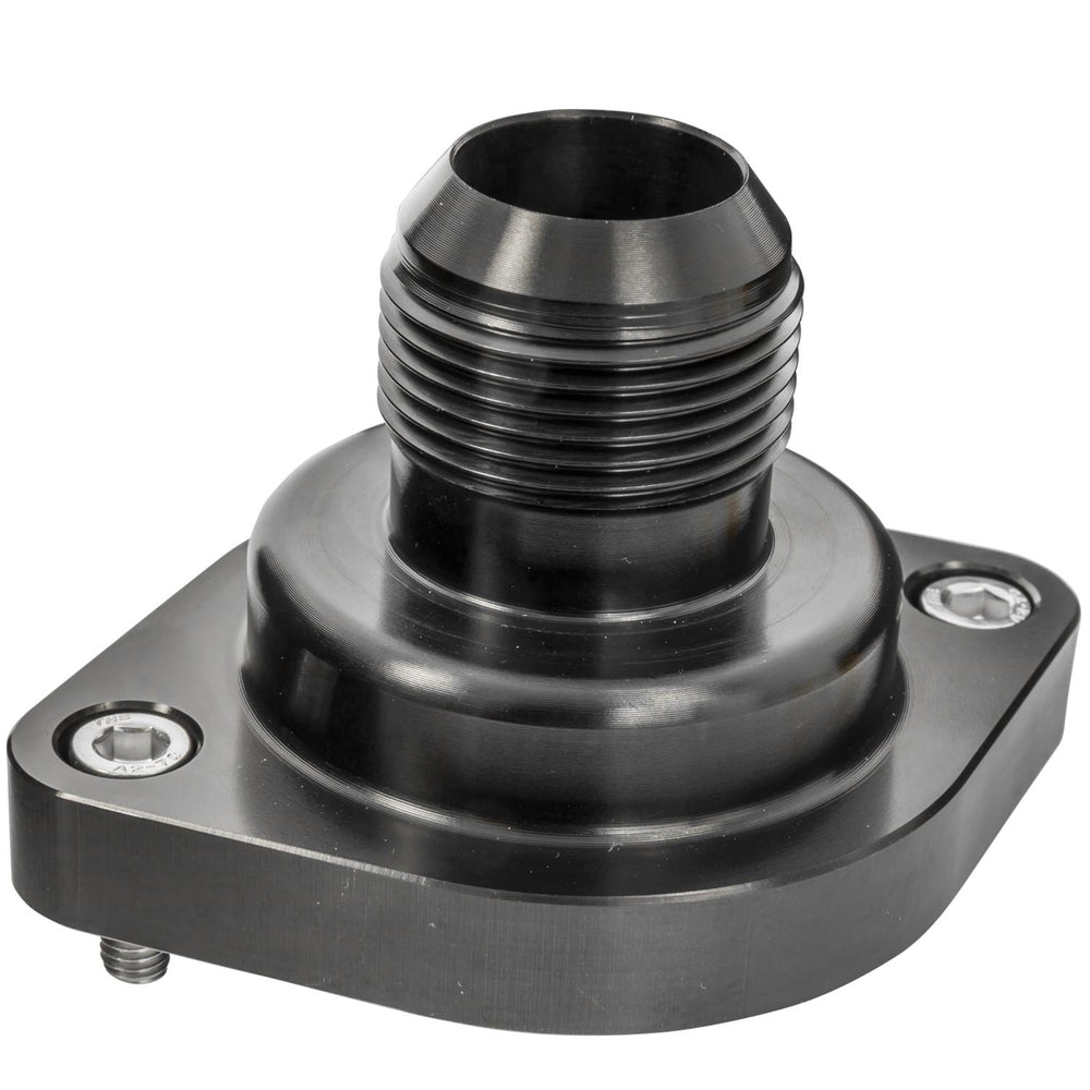 LS Thermostat Housing w/ 20AN Male Nipple Black