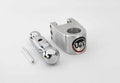 Weigh Safe 180 Hitch 2in x 2-5/16in Combo Ball for All Shank Sizes (See Drawbar) - Chrome-Plated