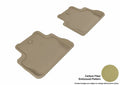 3D MAXpider 2009-2014 Acura TL FWD Kagu 2nd Row Floormats - Tan