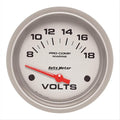 ~(0.6 lbs. 5X5X5)~ GAUGE VOLTMETER 2 5/8 IN 18V ELECTRIC MARINE SILVER