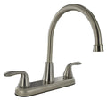 KITCHEN FAUCET 8IN HIARC HYBRID 2 LEVER BRUSHED NICKEL