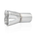Stainless Works 4 way collector-2in inlet 2 1/2in od outlet