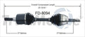 NEW CV AXLE