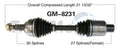 NEW CV AXLE