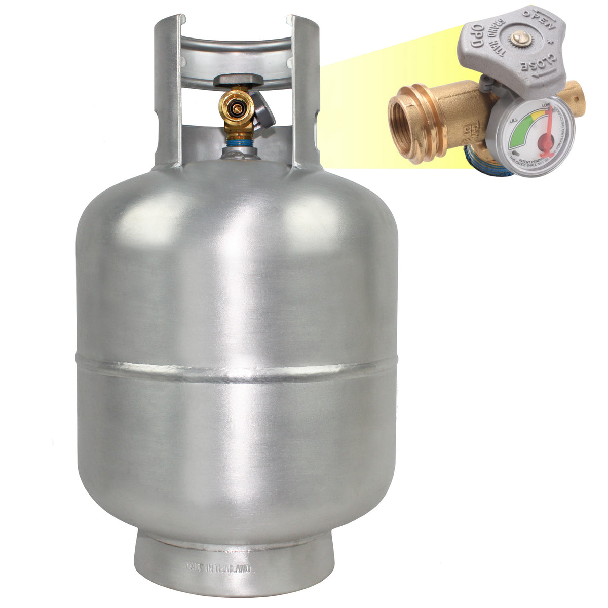 FLAME KING 20LB LP CYLINDERS W/OPD WITH GAUGE