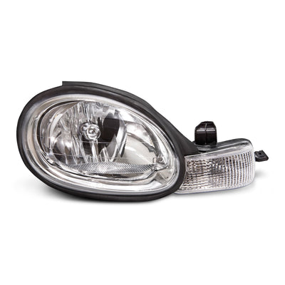 RH HEADLAMP ASSY COMPOSITE; W/O BLACK BEZEL; NEON 0202