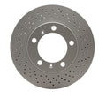 DFC 05-08 Porsche Boxster Right Front Drilled GeoSPEC Coated Rotor