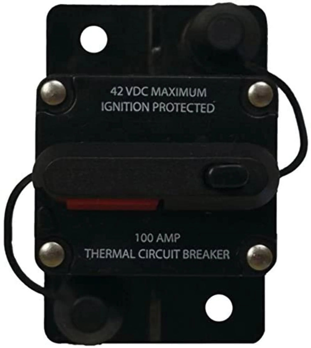 MANUAL RESET CIRCUIT BREAKERS 100 AMP(W/ TERMINAL COVERS)