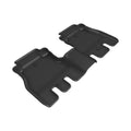 3D MAXpider 2018-2020 Jeep Wrangler JL Unlimited Kagu 2nd Row Floormats - Black
