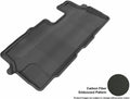 3D MAXpider 2009-2015 Honda Pilot Kagu 3rd Row Floormats - Black
