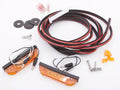 Wire LED Marker Light Kit For Flat Style Fender Flares 2007-2018 Jeep Wrangler Bushwacker