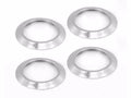 AC Vent Bezel Kit, Brushed Billet Aluminum; 07-10 Jeep Wrangler JK