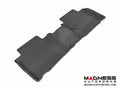 3D MAXpider 2014-2020 Nissan Rogue Kagu 2nd Row Floormats - Black