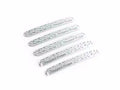 Rugged Ridge Elite Dr Hndle Insert Brushed Tread 4D 07-18 Jeep Wrangler JK