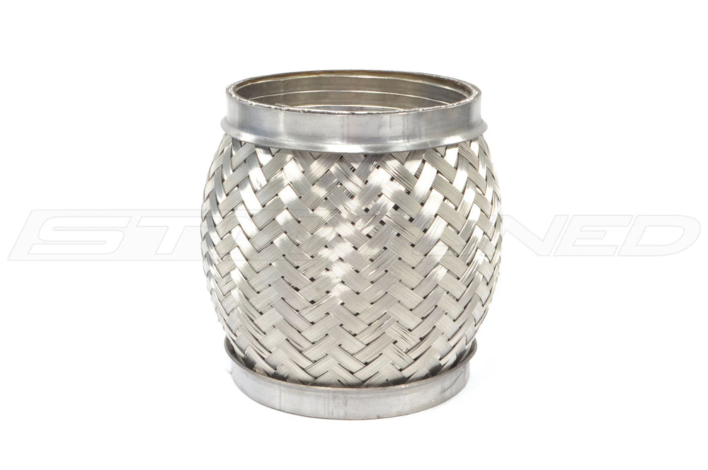 Stainless Bros 4.0in x 8in OAL 304SS Flex Joint w/ Interlock Liner