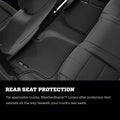 Husky Liners 2024 Toyota Tacoma Double Cab WeatherBeater 2nd Row Black Floor Liners