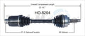 NEW CV AXLE