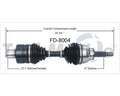 NEW CV AXLE