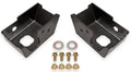 BMR 2021+ Ford Bronco (Exc. Bronco Sport) Rear Shock Mount Skid Plates - Black Hammertone