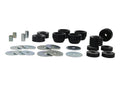Body mount - bushings 12 Bushings 4 Tubes 12 Washers Grease