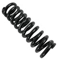 QA1 2-1/2in ID High Travel Spring - 12in Length x 600lbs/in - Black Powder Coated