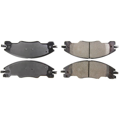Centric Posi-Quiet Ceramic Brake Pads w/Hardware - Front