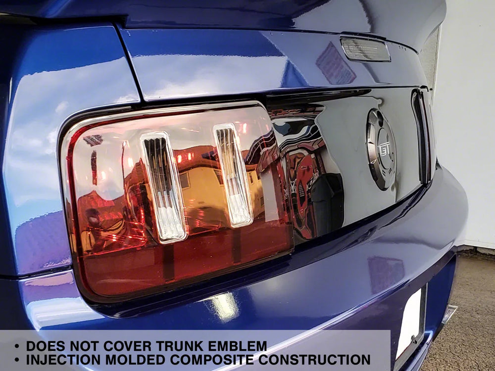 Tail Light Covers: 2005 Ford Mustang GT/R; Tail Light Covers; smoke
