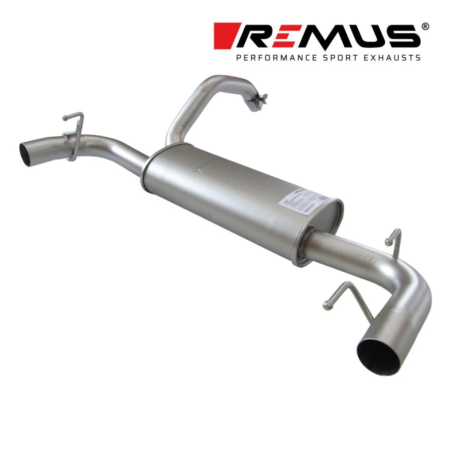 Remus 2007 Abarth 500 Abarth 1.4L Axle Back Exhaust w/Polished Tail Pipe Set