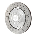 SHW 2003 Audi RS6 4.2L Left Rear Cross-Drilled Lightweight Brake Rotor (4B3615601C)