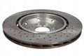 SHW 2003 Audi RS6 4.2L Left Rear Cross-Drilled Lightweight Brake Rotor (4B3615601C)