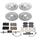 Power Stop 17-18 Audi A6 Front & Rear Z23 Evolution Sport Brake Kit