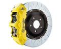 Brembo 05-11 A6 3.0T/4.2L Front GT BBK 6 Piston Cast 380x34 2pc Rotor Slotted Type-3- Yellow
