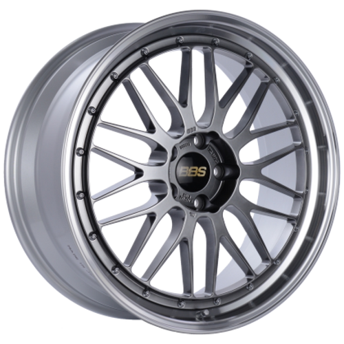 BBS LM 20x10 5x112 ET38 Diamond Silver Center / Diamond Cut Lip Wheel -82mm PFS/Clip Required