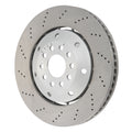 SHW 2003 Audi RS6 4.2L Left Front Cross-Drilled Lightweight Brake Rotor (4B3615301E)