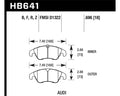 Hawk Performance 09-11 Audi A4/Quattro / 08-11 Quattro / 09-11 Q5 Front Ceramic Street Brake Pads