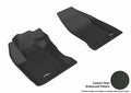 3D MAXpider 2015-2019 Fiat 500X Kagu 1st Row Floormat - Black