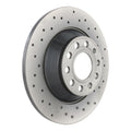 Brembo 06-11 Audi A6/05-08 A6 Quattro Rear Premium Xtra Cross Drilled UV Coated Rotor