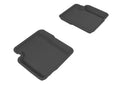 3D MAXpider 2012-2019 Fiat 500 Kagu 2nd Row Floormats - Gray